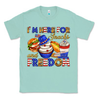 Seafoam i m here for snacks and freedom Classic Tee - texasbilliewilder