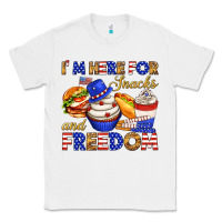 White i m here for snacks and freedom Classic Tee - texasbilliewilder