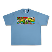 Pebble Blue Western St. Patrick's Day Shamrock Rainbow Urban Heavy Tee - Artiststas