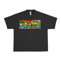 Pigment Black Western St. Patrick's Day Shamrock Rainbow Urban Heavy Tee - Artiststas