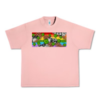 Salmon Western St. Patrick's Day Shamrock Rainbow Urban Heavy Tee - Artiststas