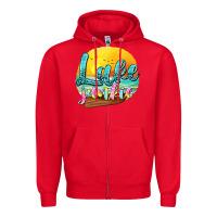 Red lake junkie Zipper Hoodie - texasbilliewilder