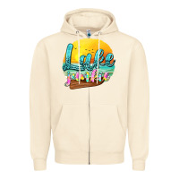 Sandshell lake junkie Zipper Hoodie - texasbilliewilder