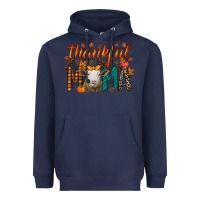 Navy thankful mama sheep Heavyweight Hoodie - RacoonDesign