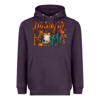 Plum thankful mama sheep Heavyweight Hoodie - RacoonDesign