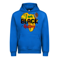 Cobalt i am black history Urban Hoodie - MaliasSmallBusiness
