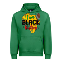 Emerald i am black history Urban Hoodie - MaliasSmallBusiness