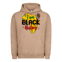 Pigment Burro i am black history Urban Hoodie - MaliasSmallBusiness