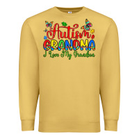 Antique Gold autism grandma i love my grandson Premium Sweatshirt - Artiststas