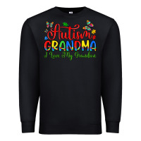 Black autism grandma i love my grandson Premium Sweatshirt - Artiststas