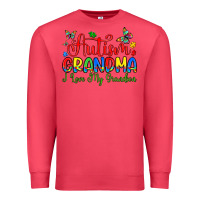 Cardinal autism grandma i love my grandson Premium Sweatshirt - Artiststas