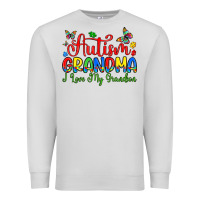 Dove Grey autism grandma i love my grandson Premium Sweatshirt - Artiststas