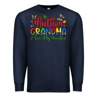 Navy autism grandma i love my grandson Premium Sweatshirt - Artiststas