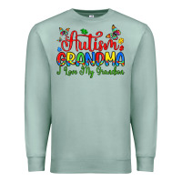 Seafoam autism grandma i love my grandson Premium Sweatshirt - Artiststas