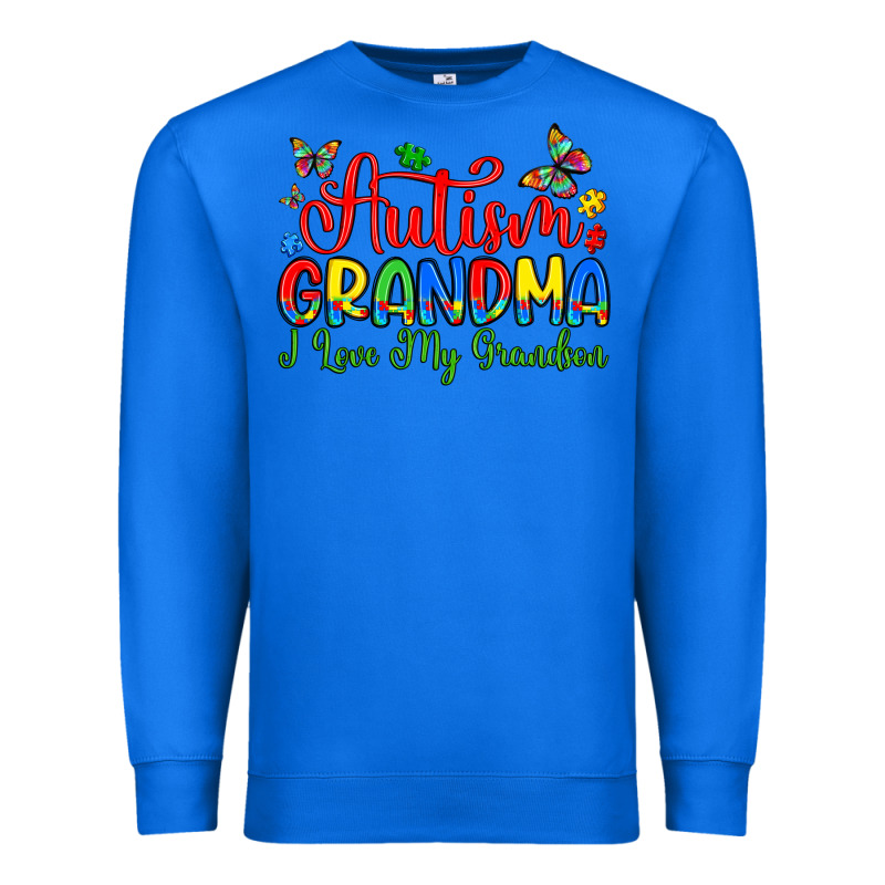 Autism Grandma I Love My Grandson Premium Sweatshirt by Artiststas | Teevron