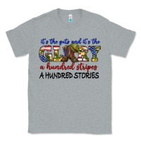 Heather Grey its the guts and its the glory a hundred stripes Classic Tee - texasbilliewilder