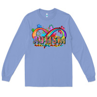 Colony Blue autism acceptance Long Sleeve Tee - Zillion Design Studio