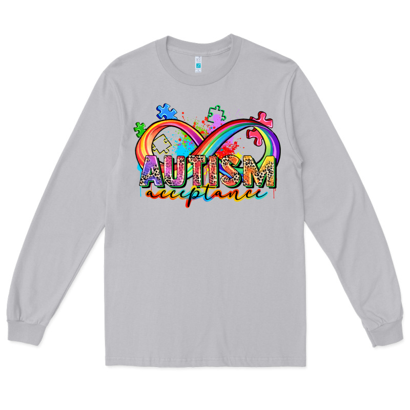 Autism Acceptance Long Sleeve Tee by Zillion Design Studio | Teevron