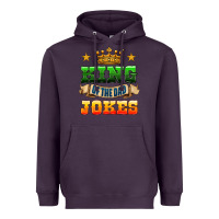 Plum king of the jokes Heavyweight Hoodie - HRA Design Shop