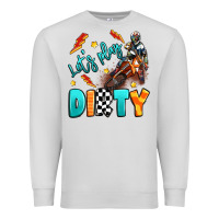 Dove Grey let's play dirty Premium Sweatshirt - Artiststas