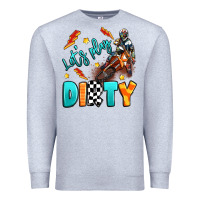 Heather Grey let's play dirty Premium Sweatshirt - Artiststas