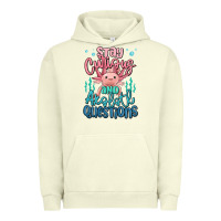 Pigment Pistachio stay curious and axolotl questions Urban Hoodie - MaliasSmallBusiness