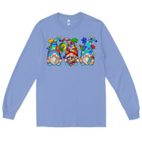 Colony Blue autism gnomes Long Sleeve Tee - Zillion Design Studio