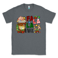 Charcoal Heather fa la la la latte Classic Tee - Zillion Design Studio