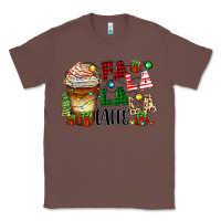 Chestnut fa la la la latte Classic Tee - Zillion Design Studio