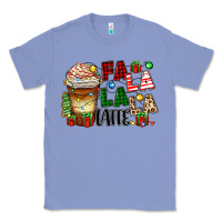 Colony Blue fa la la la latte Classic Tee - Zillion Design Studio