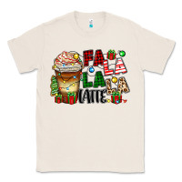 Natural fa la la la latte Classic Tee - Zillion Design Studio