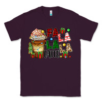 Plum fa la la la latte Classic Tee - Zillion Design Studio