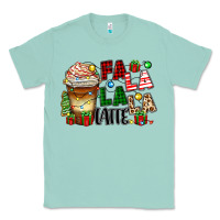 Seafoam fa la la la latte Classic Tee - Zillion Design Studio