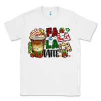 White fa la la la latte Classic Tee - Zillion Design Studio