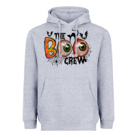 Heather Grey the boo crew Heavyweight Hoodie - RacoonDesign