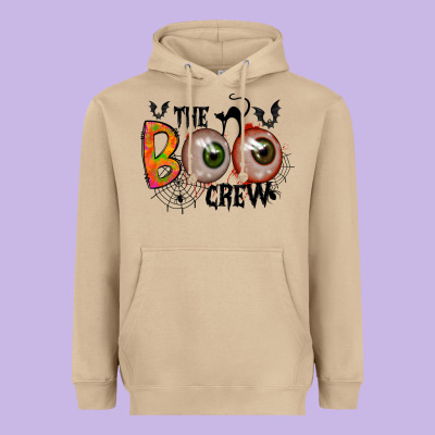 The Boo Crew Heavyweight Hoodie Designed By Racoondesign