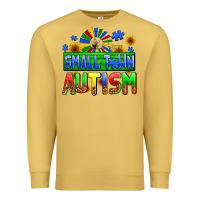 Antique Gold small town autism Premium Sweatshirt - AdoDesignShop