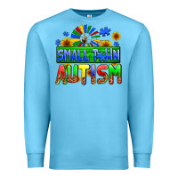 Ocean Blue small town autism Premium Sweatshirt - AdoDesignShop