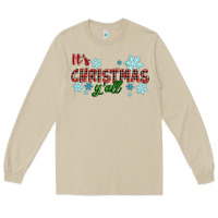Mushroom It's Christmas Y'all Season Winter Long Sleeve Tee - RanaPortraitStore