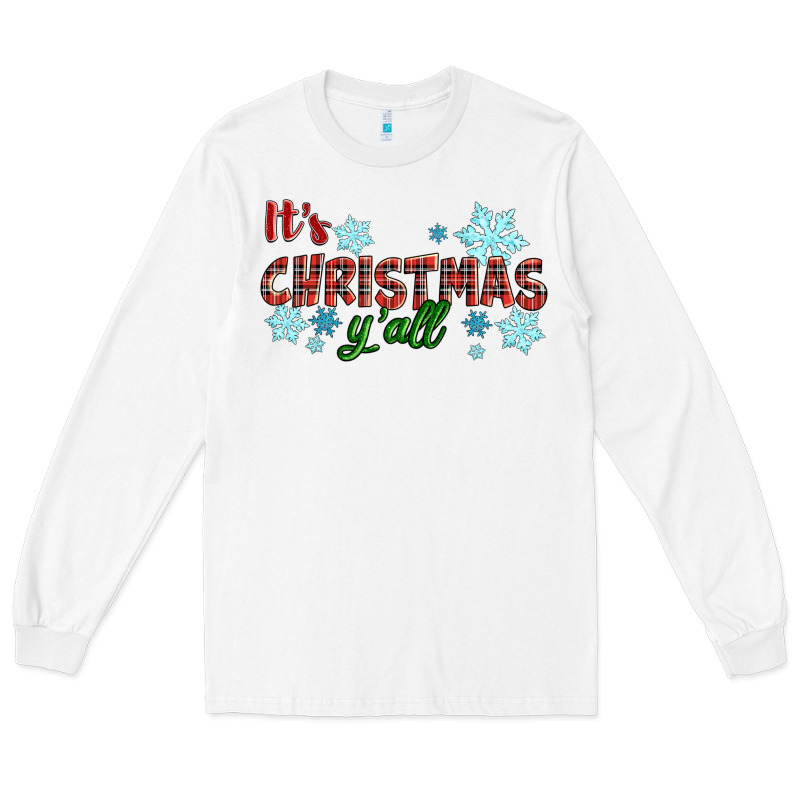 It's Christmas Y'all Season Winter Long Sleeve Tee by RanaPortraitStore | Teevron