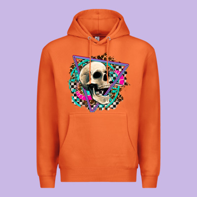Race Skull Premium Hoodie Designed By Adodesignshop