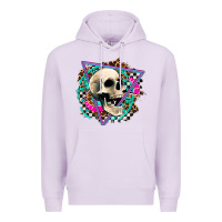 Lilac race skull Premium Hoodie - AdoDesignShop