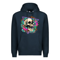 Navy race skull Premium Hoodie - AdoDesignShop