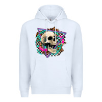 White race skull Premium Hoodie - AdoDesignShop