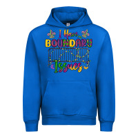 Cobalt i have boundary issues Urban Hoodie - MaliasSmallBusiness