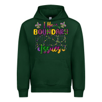 Forest Green i have boundary issues Urban Hoodie - MaliasSmallBusiness