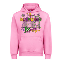 Fuchsia Pink i have boundary issues Urban Hoodie - MaliasSmallBusiness