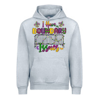 Heather Grey i have boundary issues Urban Hoodie - MaliasSmallBusiness