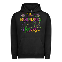 Pigment Black i have boundary issues Urban Hoodie - MaliasSmallBusiness