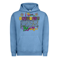 Pigment Pebble Blue i have boundary issues Urban Hoodie - MaliasSmallBusiness